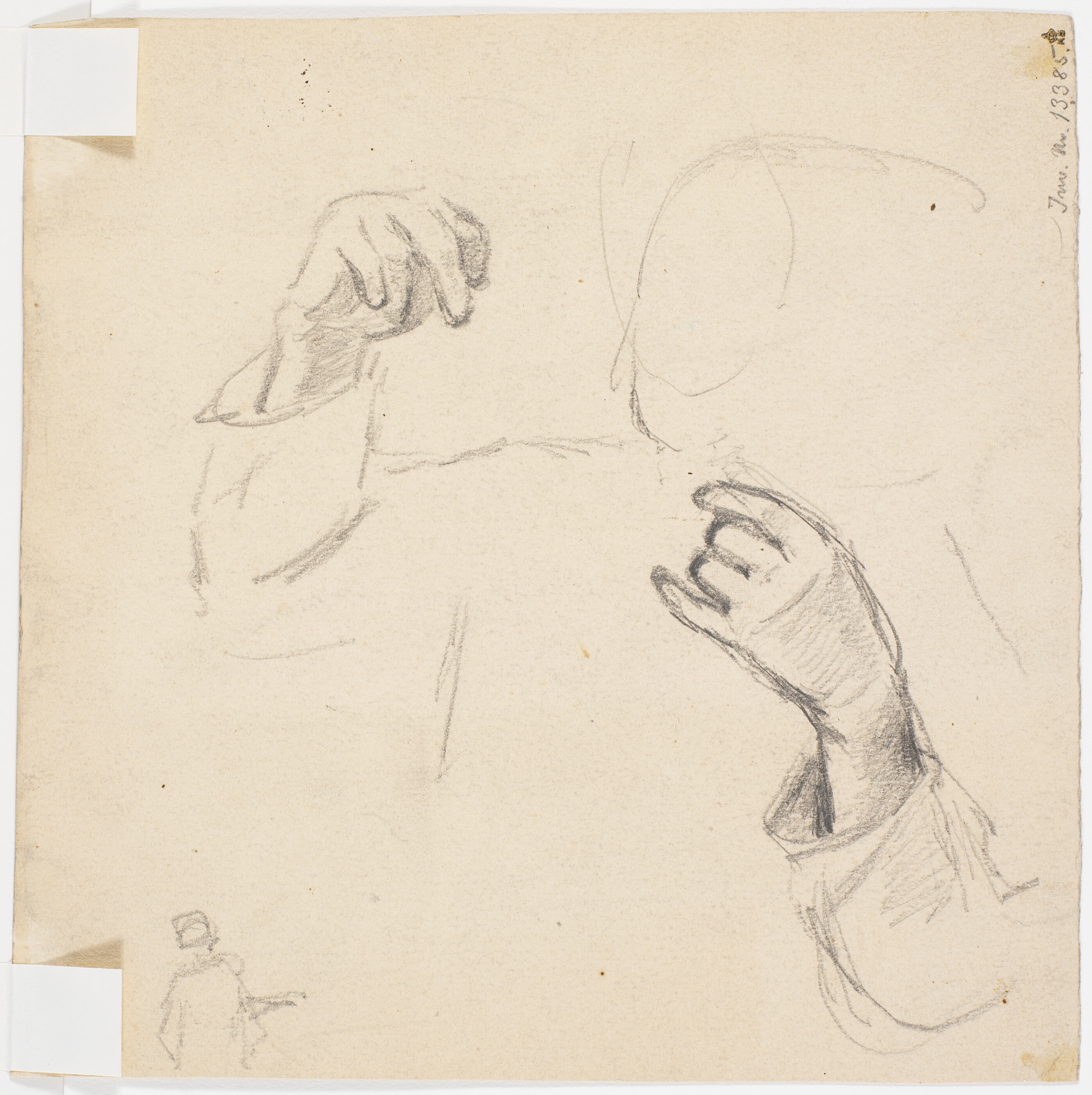 Kvinde med løftede hænder